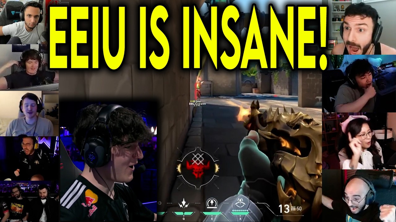 Valorant Streamers React To FURIA eeiu CRAZY 1v3 CLUTCH Against BBL In Masters Santiago