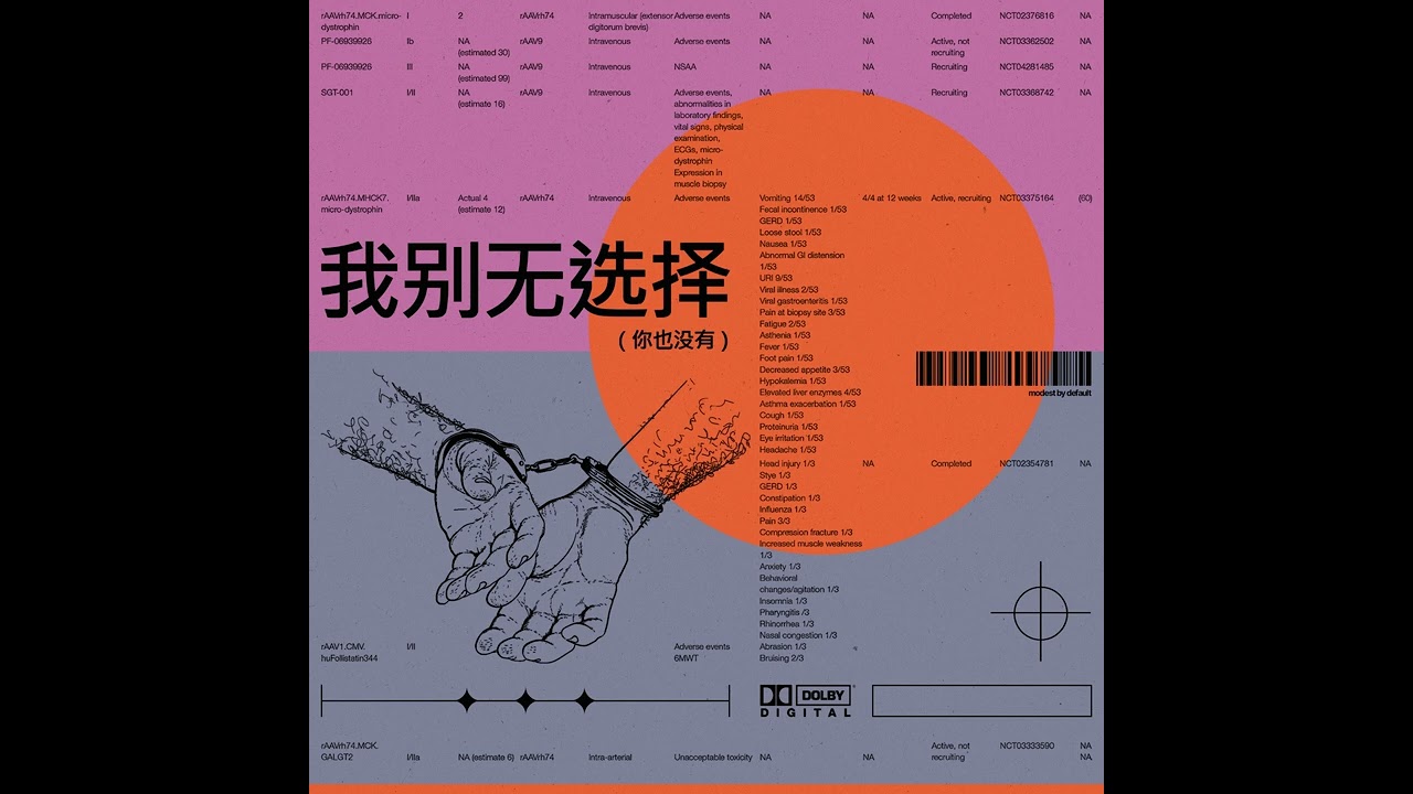modest by default : 我别无选择（你也没有)