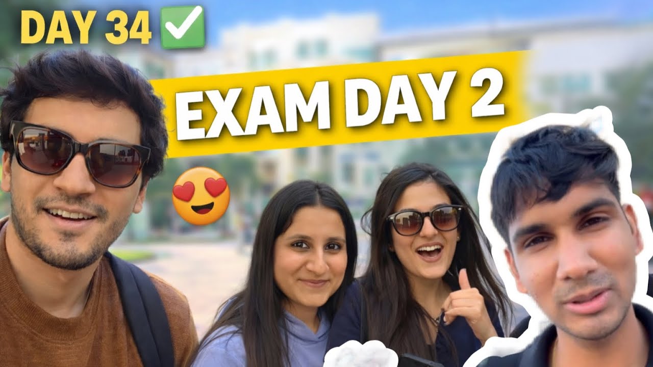 Day 34 | Exam Day 2 ✅ | New Subscriber in Dubai | 50 Day Vlog Challenge 