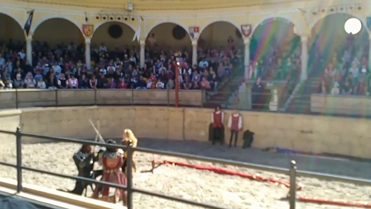 Spectacle médiéval équestre a Europa Park