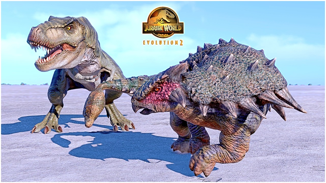 JP3 Bull T-REX Death Animations by All Dinosaurs 🦖 Jurassic World Evolution 2, Tyrannosaurus Rex