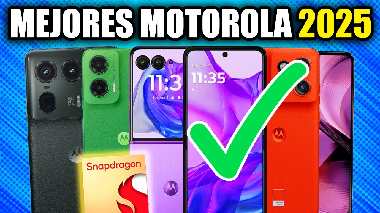 TOP 7 MEJORES Celulares MOTOROLA CALIDAD-PRECIO en 2025!!! – BUENOS Y BARATOS
