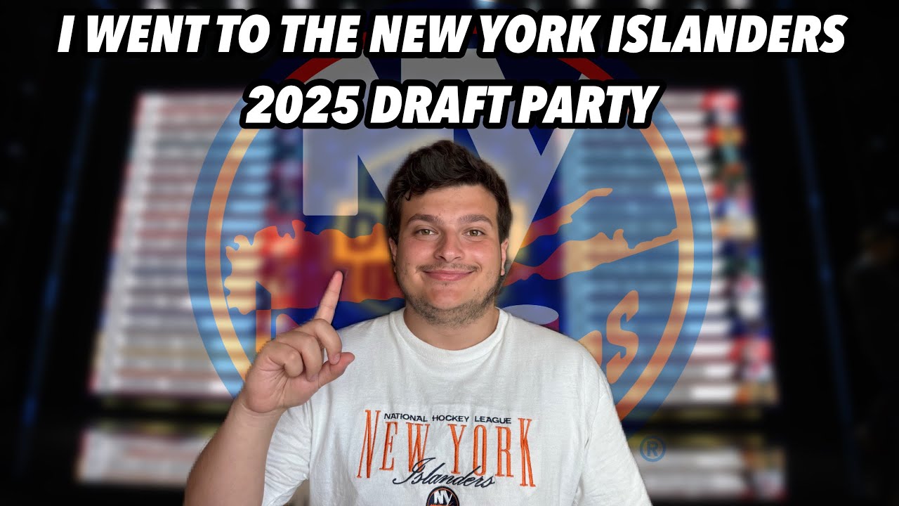 I Went To The New York Islanders #1st Overall Pick Draft Party at UBS Arena!!