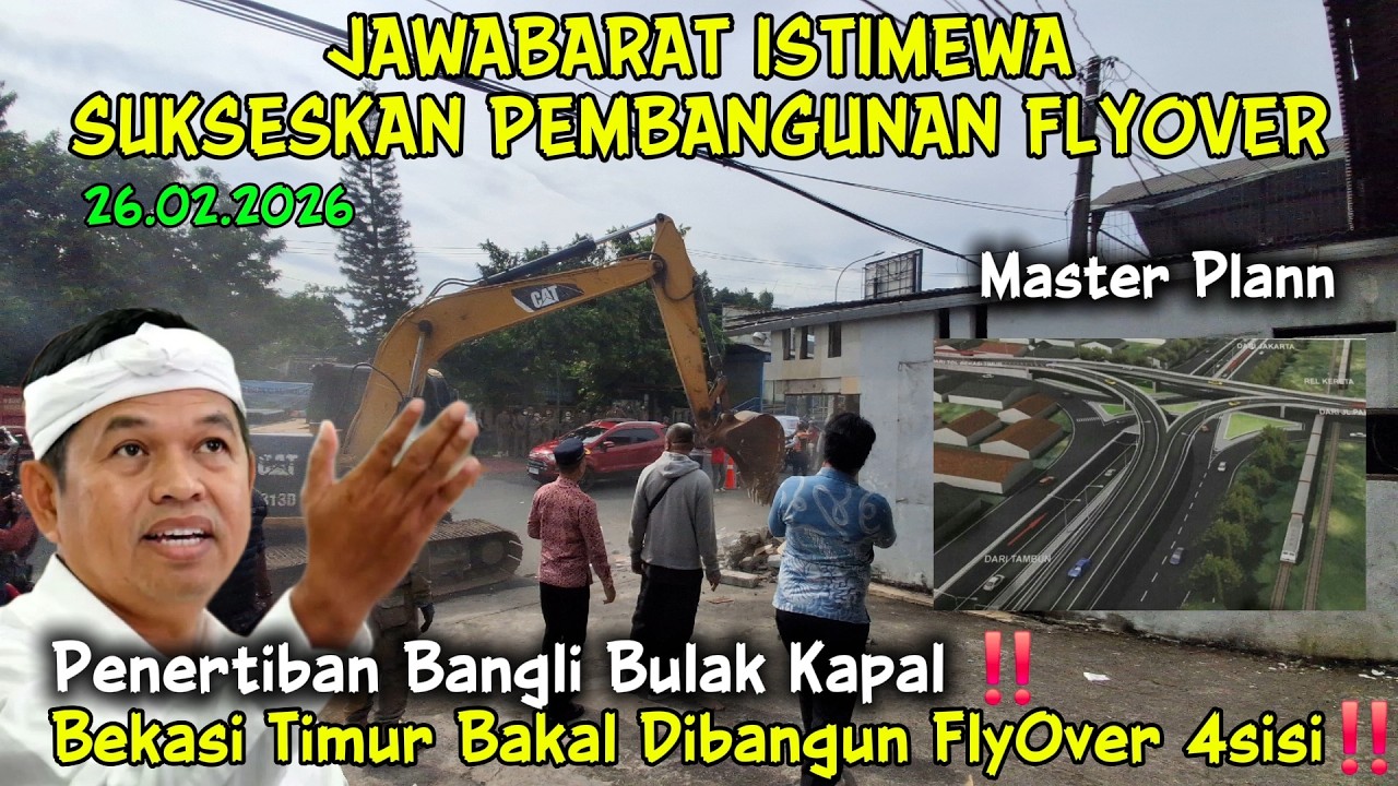 PENERTIBAN BANGLI ‼️Bekasi Timur Bakal Dibangun FlyOver 4sisi‼️JAWABARAT ISTiMEWA