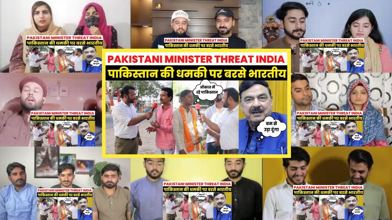 Pakistani Minister Threat India | Indian Public Angry Reaction | Mix Reaction