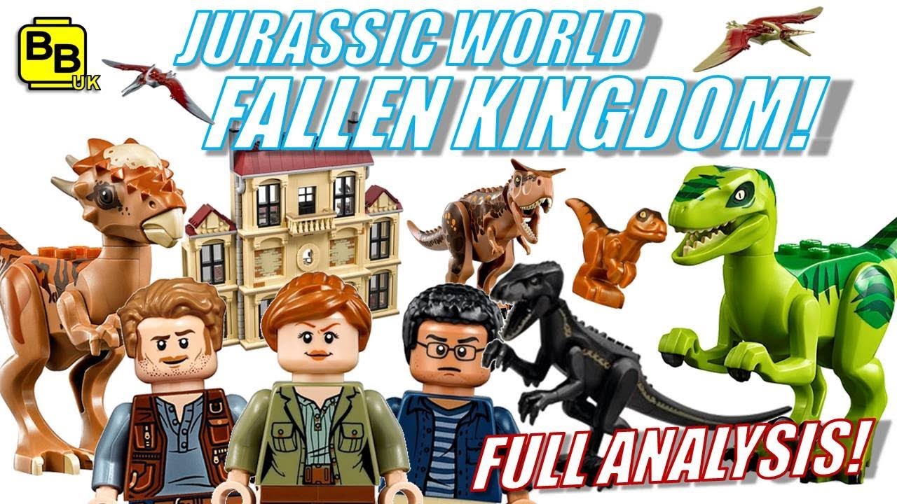 FULL LEGO SET ANALYSIS! JURASSIC WORLD FALLEN KINGDOM!!