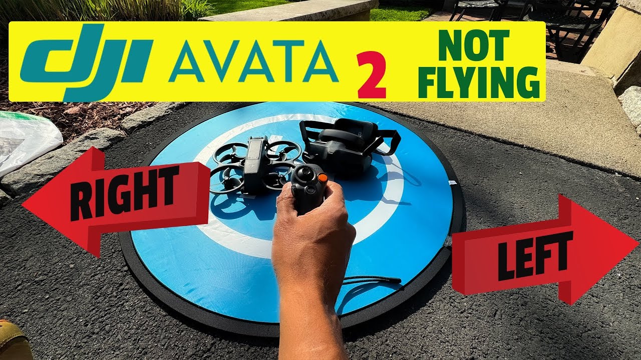 dji avata 2 not moving left or right - how to use the motion controller 3
