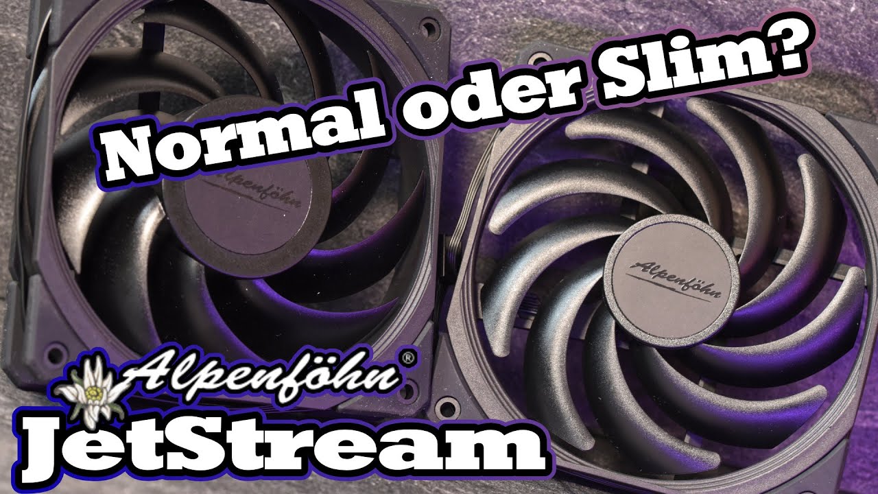 Alpenföhn JetStream und JetStream Slim Lüfter Test - Jetzt auch ohne Brocken!