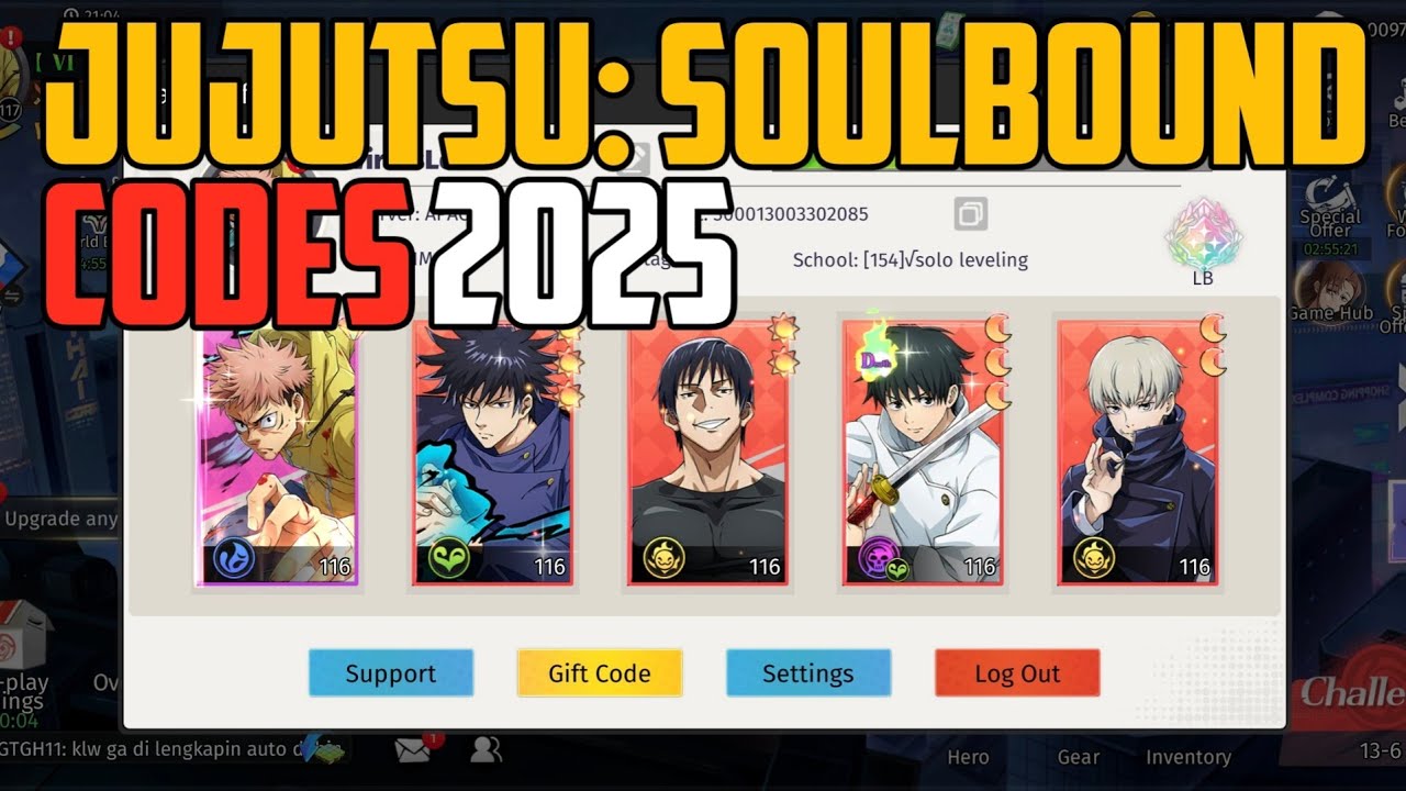 Jujutsu Soulbound Codes &ndash; 2025 Working 