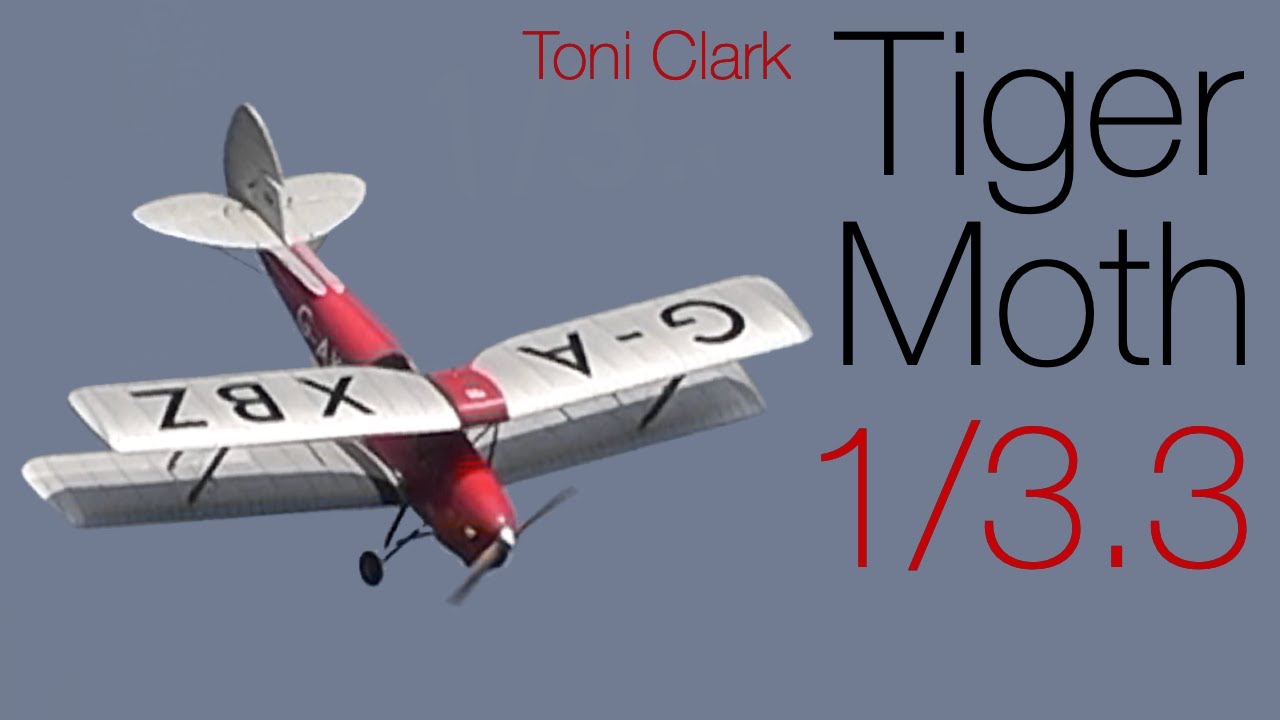 Toni Clark DH.82A Tiger Moth 1/3.3 2700mm | RWO Models