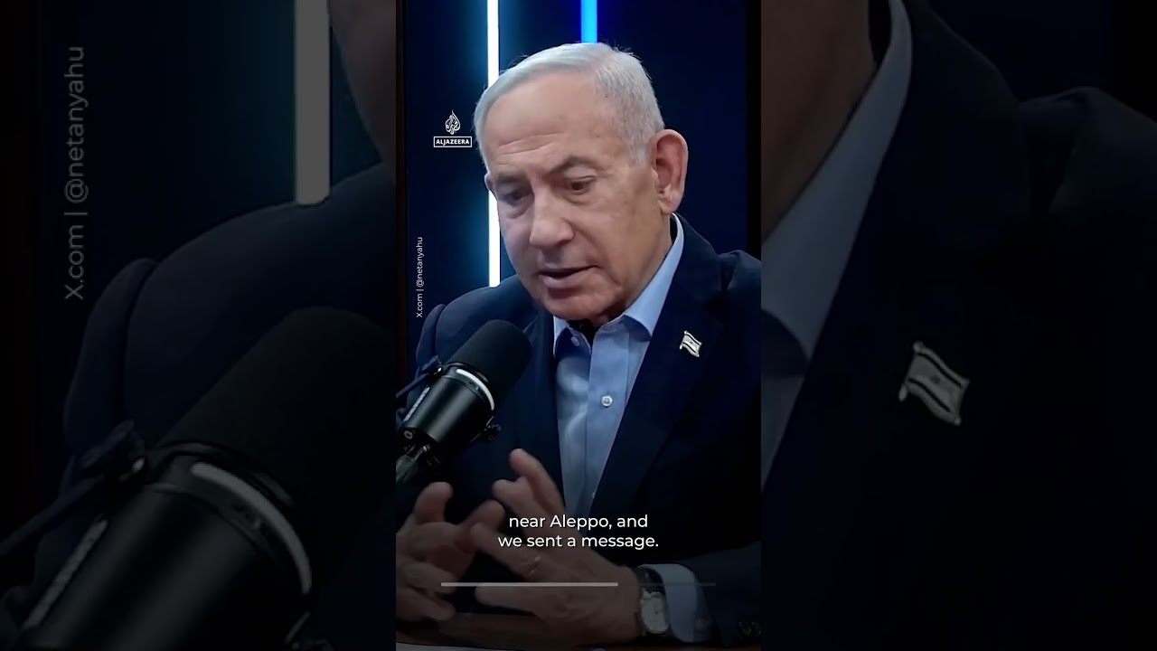 Netanyahu warns Israel will not tolerate Turkish military presence in Syria | #AJ shorts