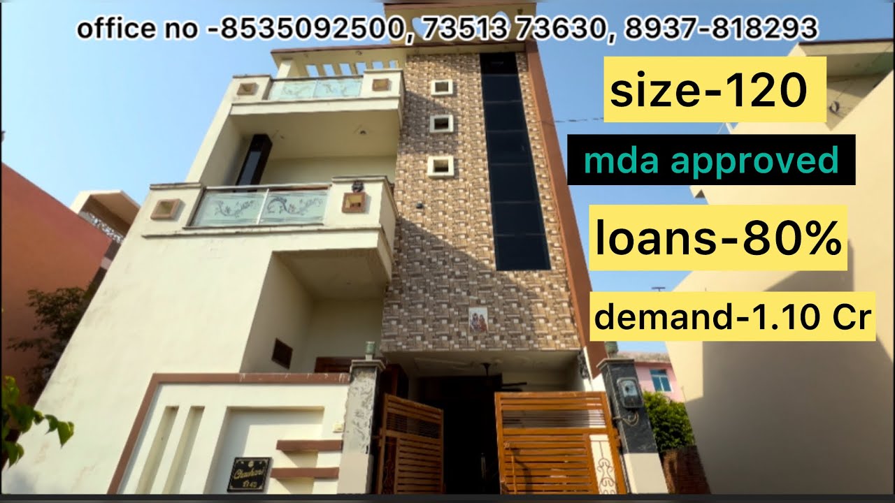 MDA approved house Gayathri green meerut  Kankar khera bypass NH-58 highway makaan size-120 गज ￼￼