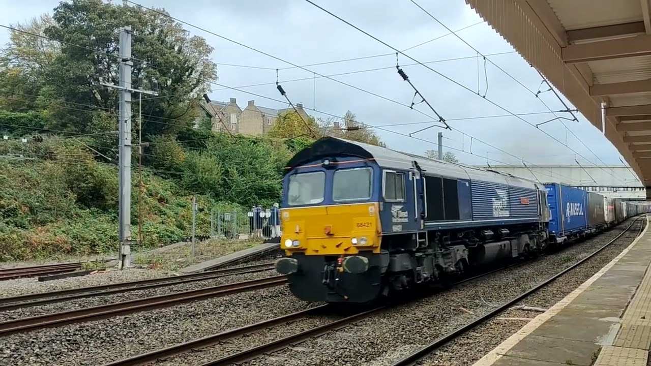 Direct Rail Services Intermodal Freight Move 66421 4S44 Lancaster 10/10/2025