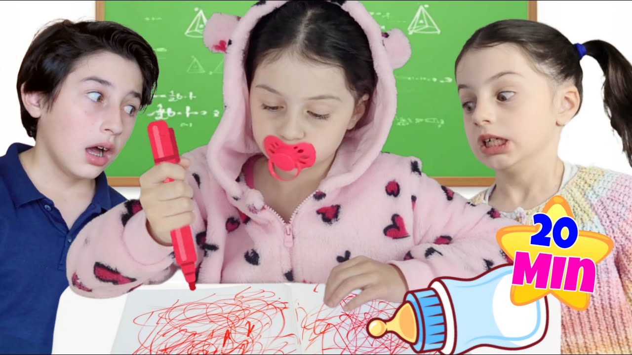 Mimi e Julinha ensina como ser inteligente e um bom amigo na escola