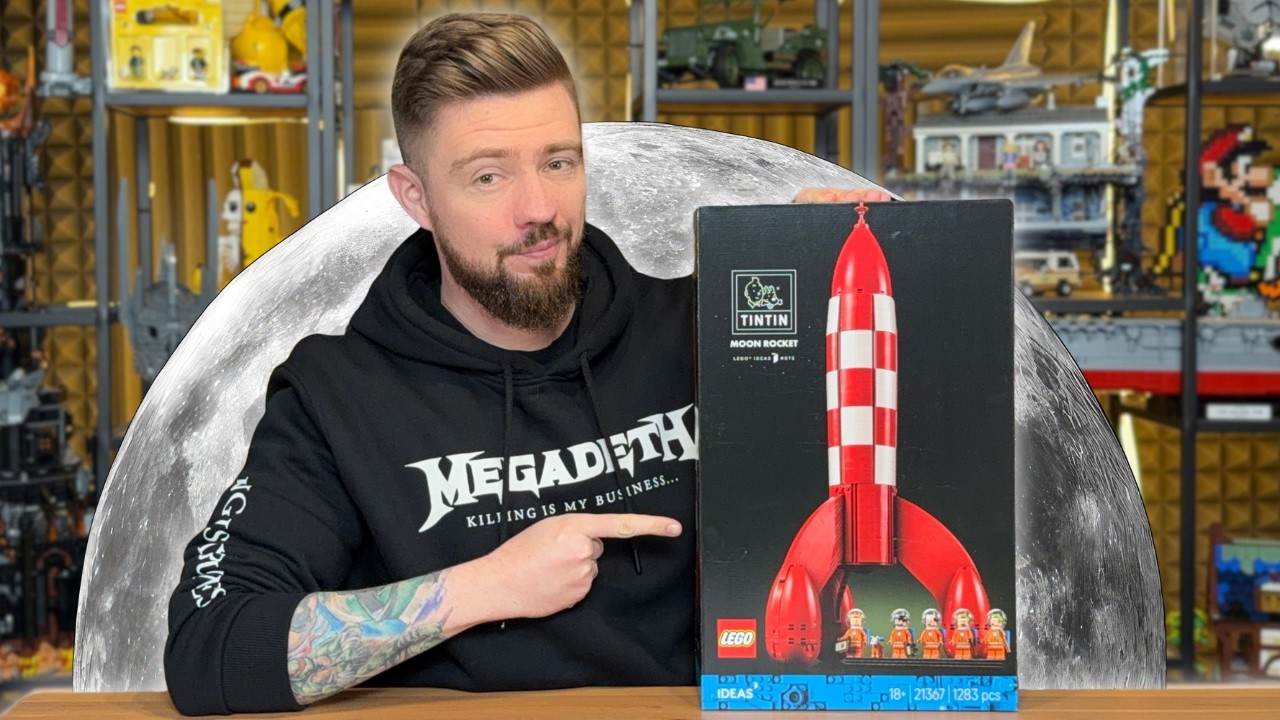 TINTIN I RAKIETA NA KSIĘŻYC 🚀 LEGO IDEAS 21367 RECENZJA