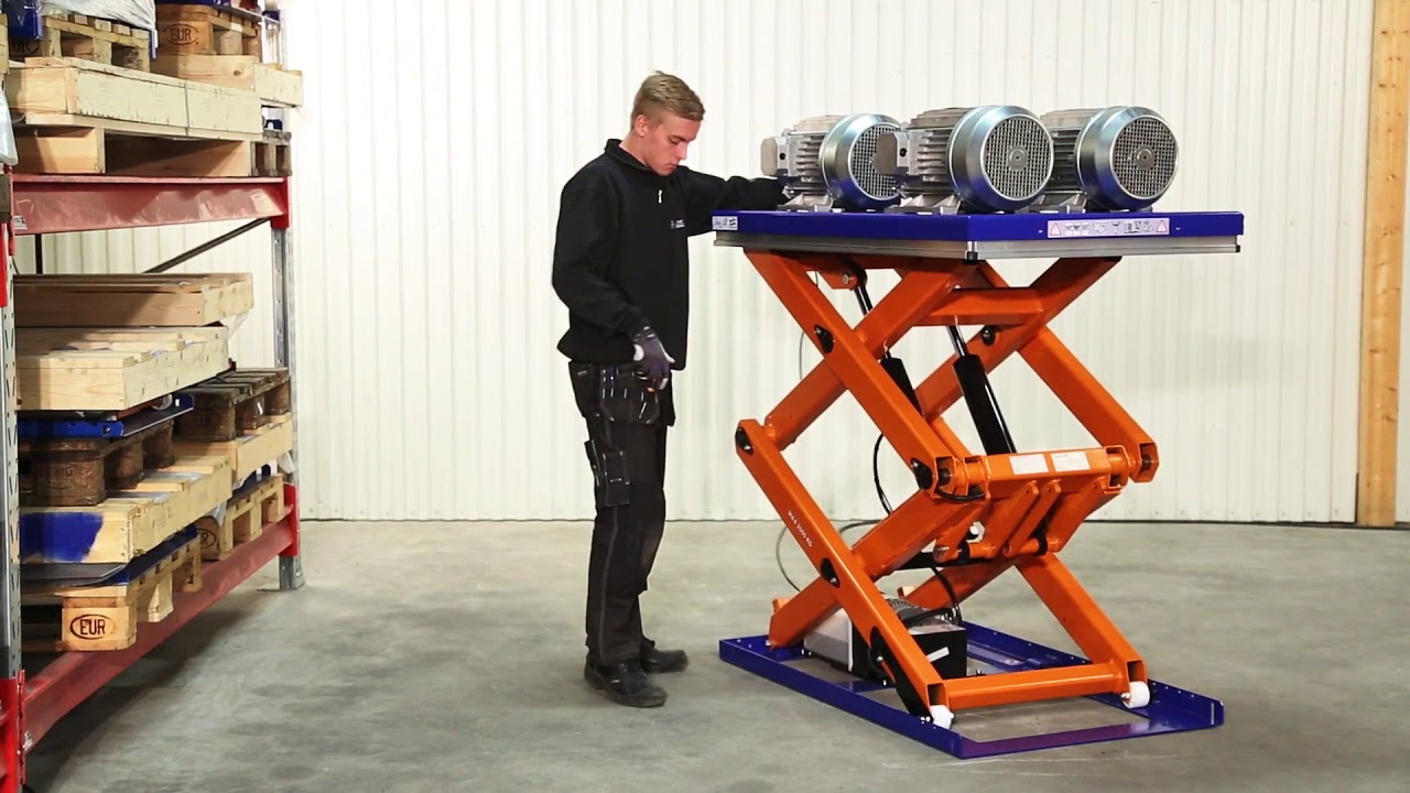 Hydraulic Static Scissor Lift - 2000kg - TLD2000