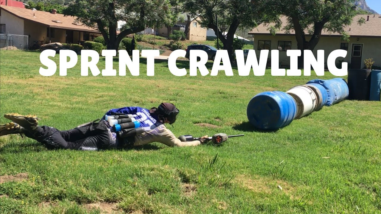Paintball Training episode 7. Crawling for Speed
