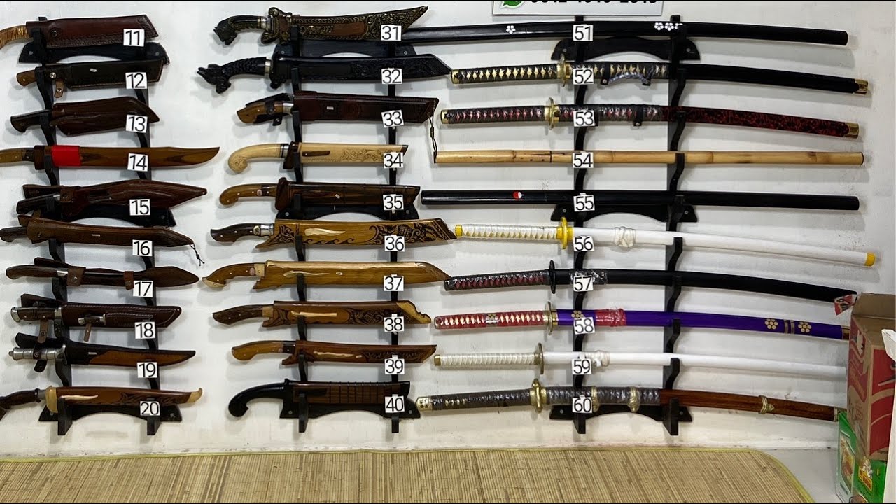 PROMO BELI 1 GRATIS 1 - KATANA PEDANG GOLOK PISAU DAN BONUS !!