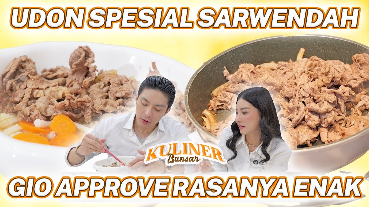 SARWENDAH MASAK UDON SPESIAL | MAKAN BARENG OPPA GIO