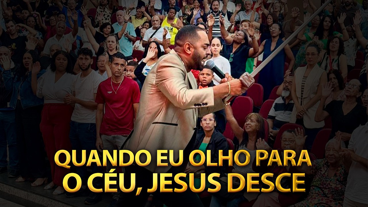QUANDO EU OLHO PARA O CÉU, JESUS DESCE | Pr Fayte Henrique