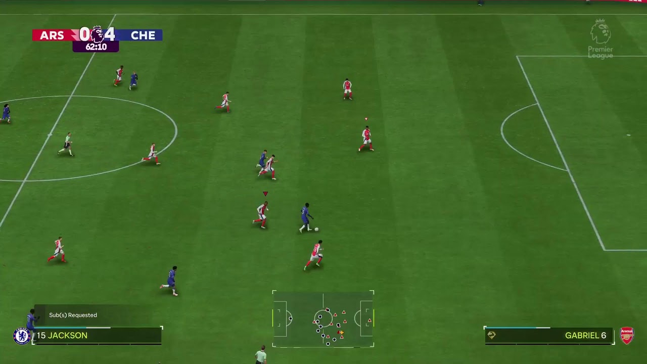 North London versus The Blues.Arsenal versus Chelsea live gameplay