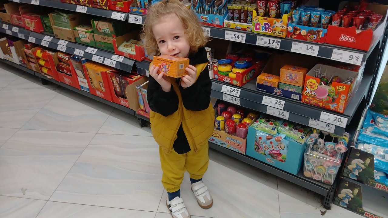 Kayra ile market geziyoruz🥰🥰