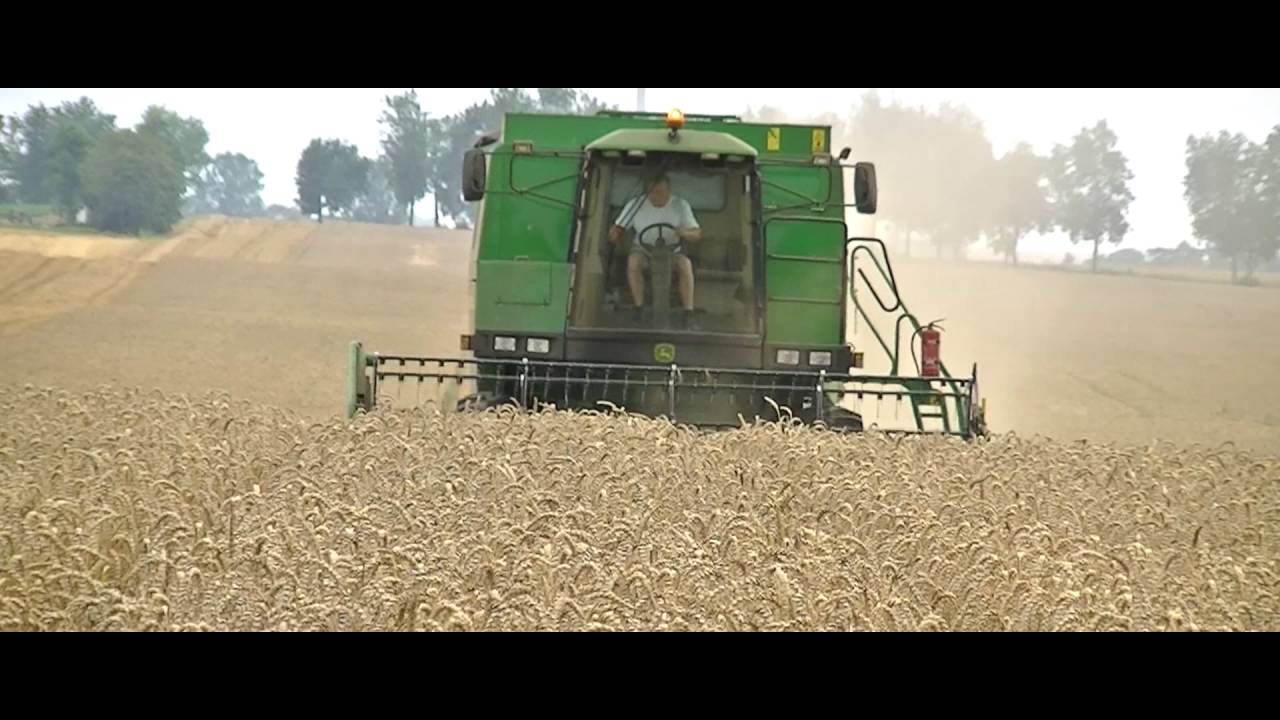 Żniwa 2k16 | Pszenica | John Deere 1450 CWS, Valtra T131, 6400