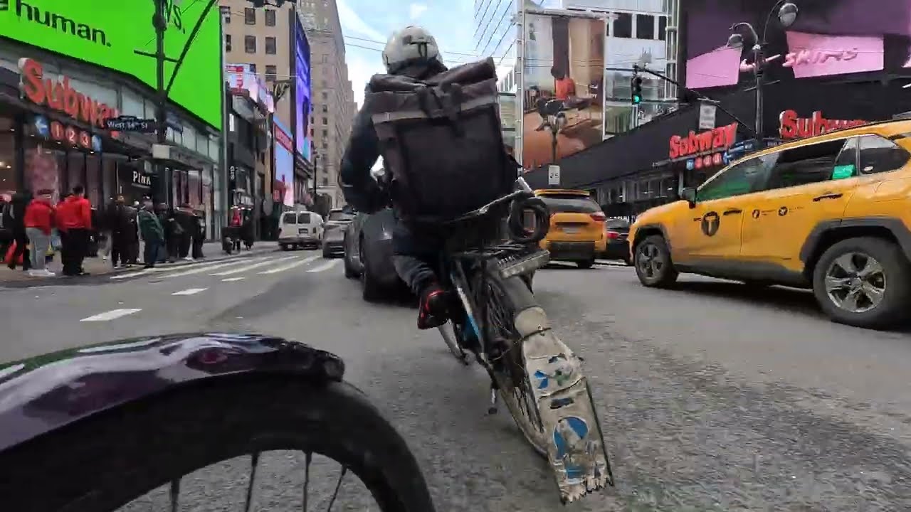 Come for a winter bike ride in Manhattan