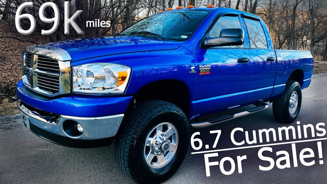6.7 Cummins For Sale: 2008 Dodge Ram 2500 4x4 with 69k Miles!