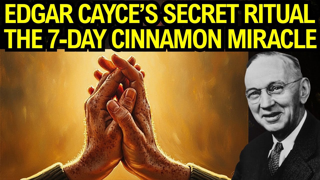 Rub cinnamon powder on your palms for 7 mornings: the prosperity ritual Edgar Cayce kept hidden