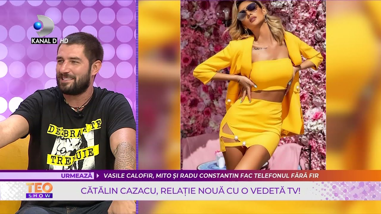 Teo Show (20.10.2021) - Catalin Cazacu, relatie noua cu o vedeta TV! Cum a inceput totul intre ei?