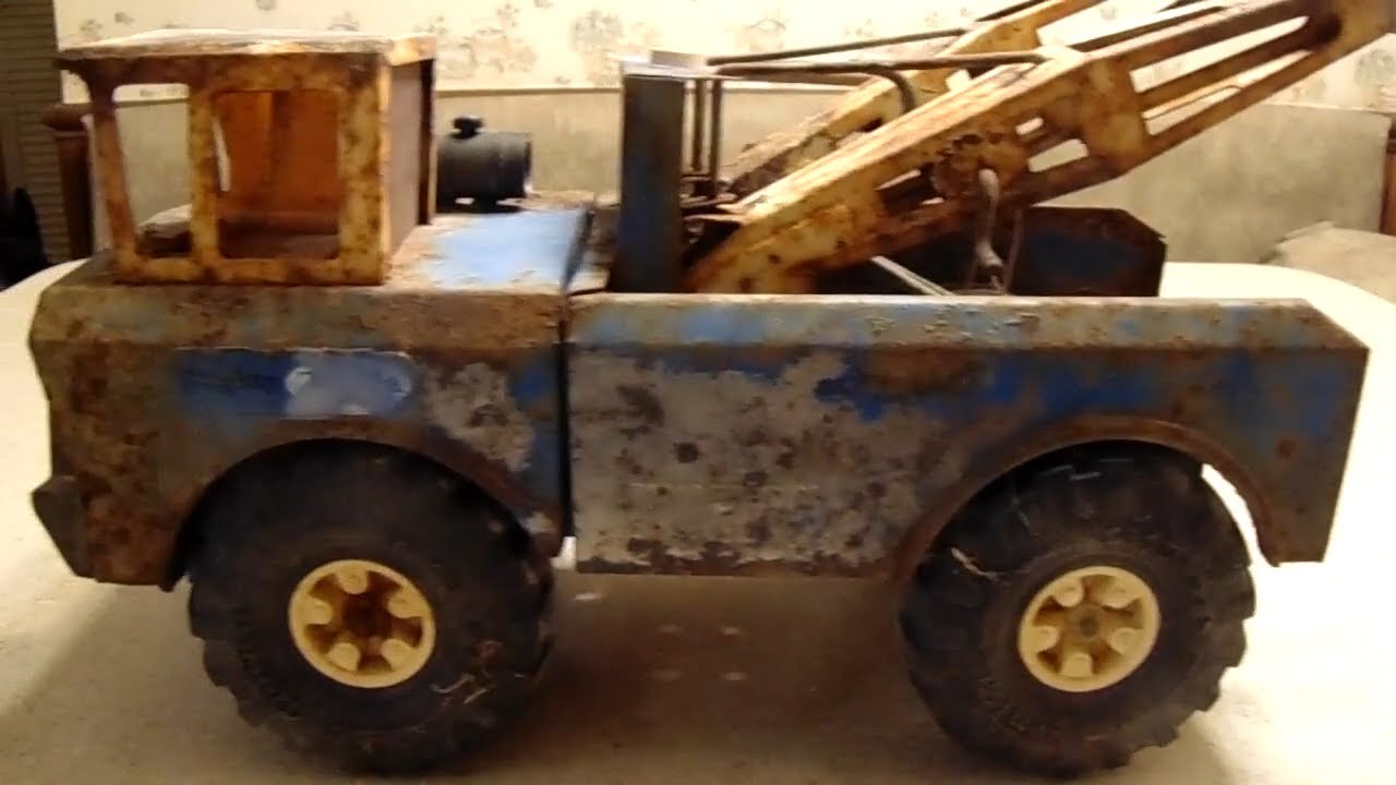1970's Tonka  Dual Boom Wrecker. (Restoration)