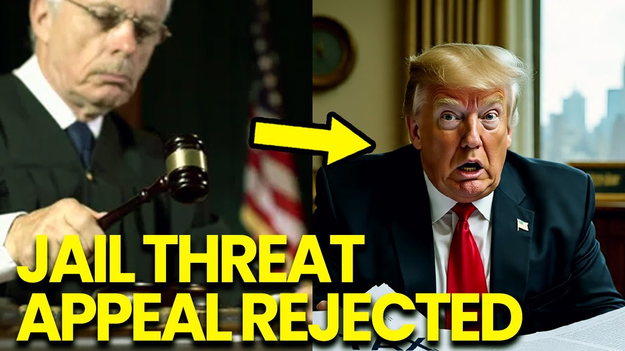 Trump FACES JAIL Threat after Judge REJECTS Last Minute Appeal