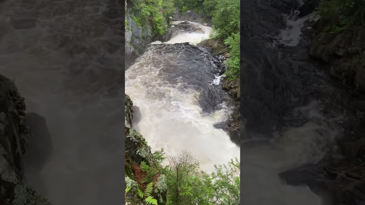 Moxie falls view #maine #nature #lifestyle #history #bushcraft #fish #waterfall