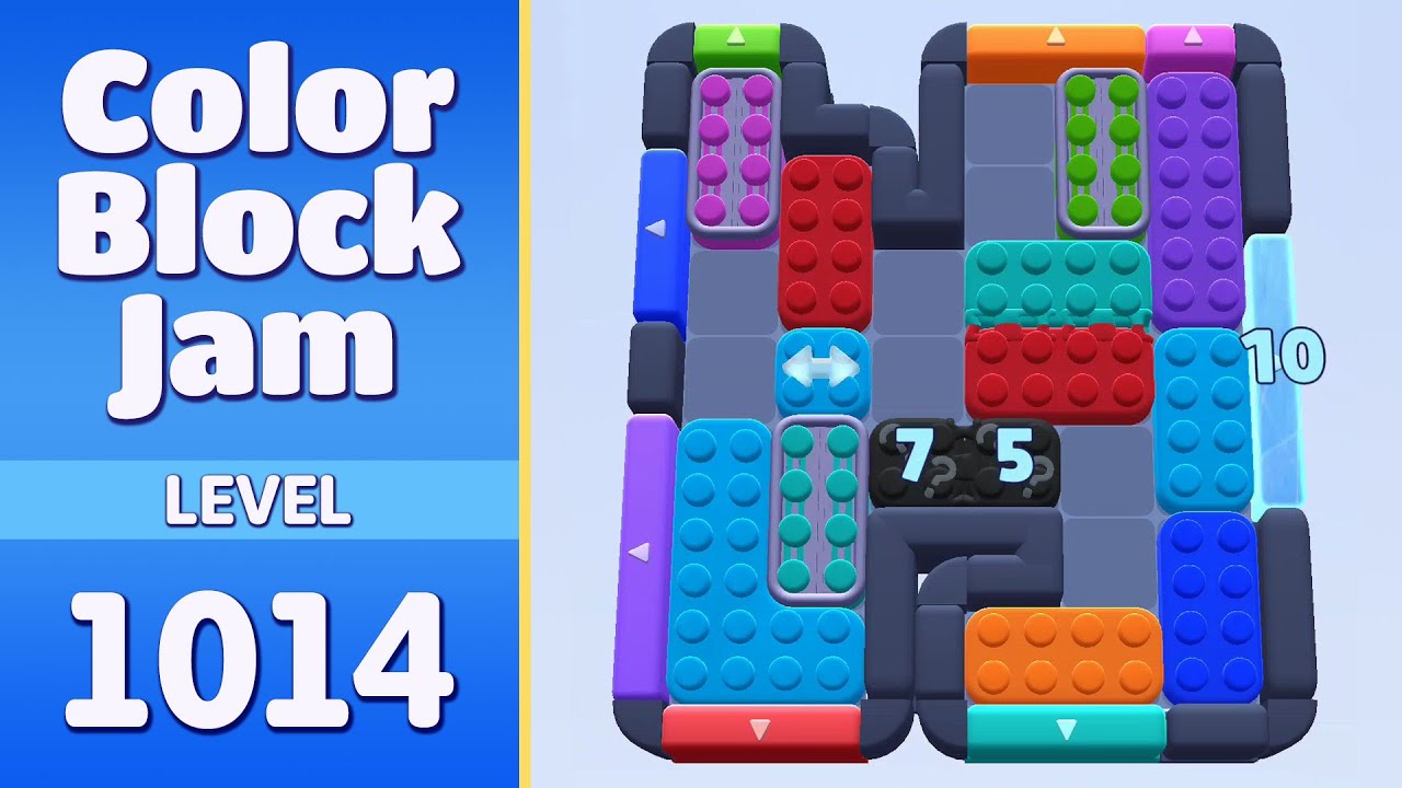 Color Block Jam Level 1014 (1015) | Every Puzzle Solved! 🎯