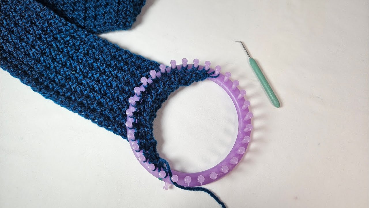 Cómo tejer con telar la bufanda Urban (Tutorial DIY)