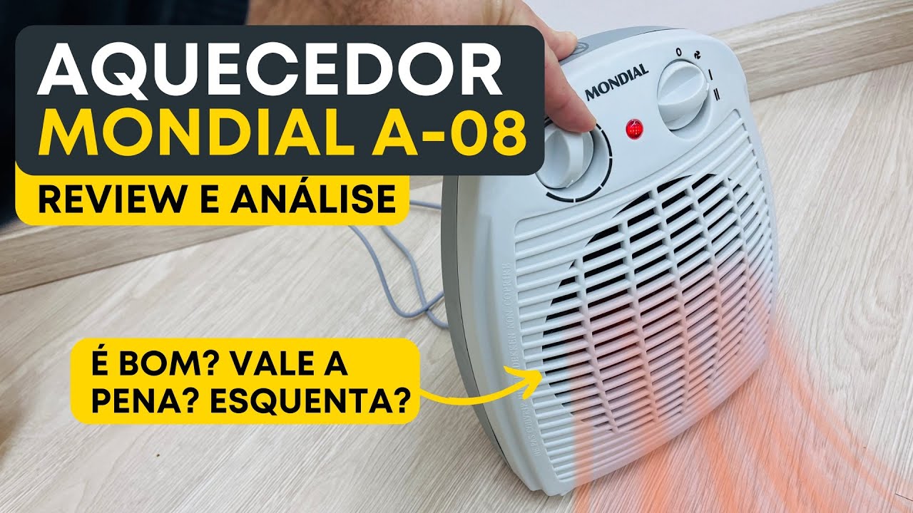 Aquecedor Mondial A-08 - É Bom? Vale a Pena? Review e Análise Completa