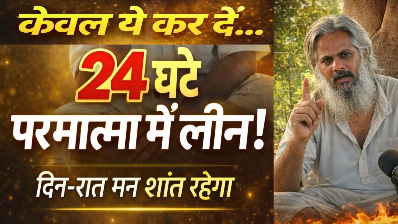 🤱केवल ये कर दें और आप दिन-रात  24 घंटे परमात्मा में लीन रहेंगे🤱| सच्चा ध्यान और भक्ति का रहस्य🔥!