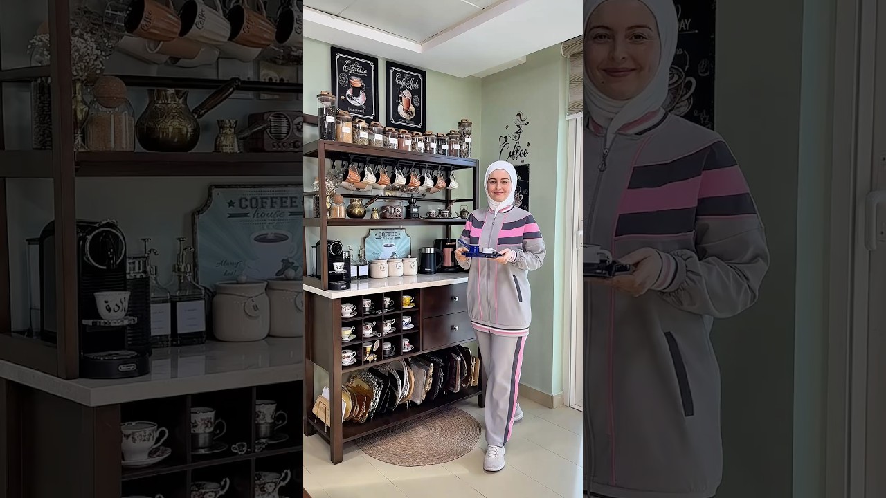 اليوم حبيت فرجيكم أدفى زاوية بالبيت&hellip; ركن القهوة ☕️🤎هون ببدأ يومي وبروق فيه مزاجي☕️ #ركن_قهوة #قهوة