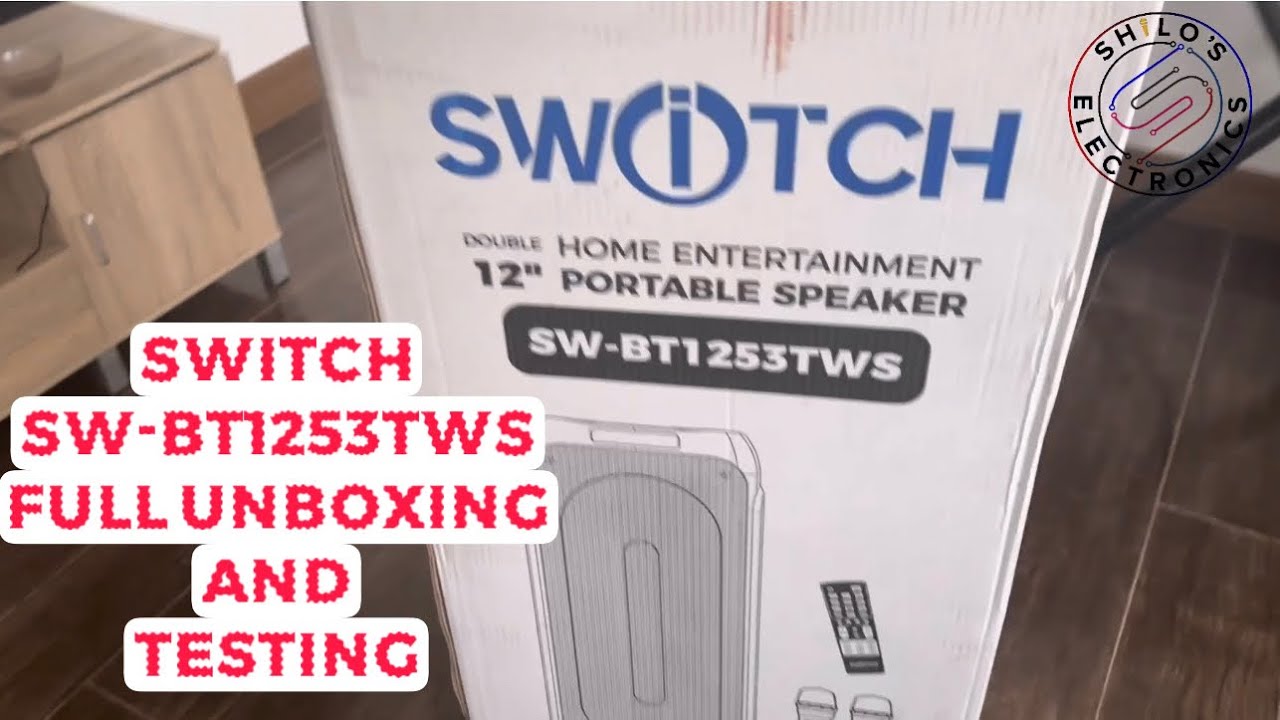 Портативная Bluetooth-колонка Switch SW-BT1253TWS. Полная распаковка и тестирование.