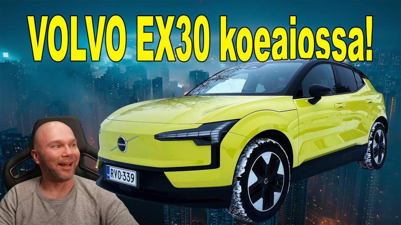 Volvo EX30 takaveto testissä! Superhauska pikkuauto.