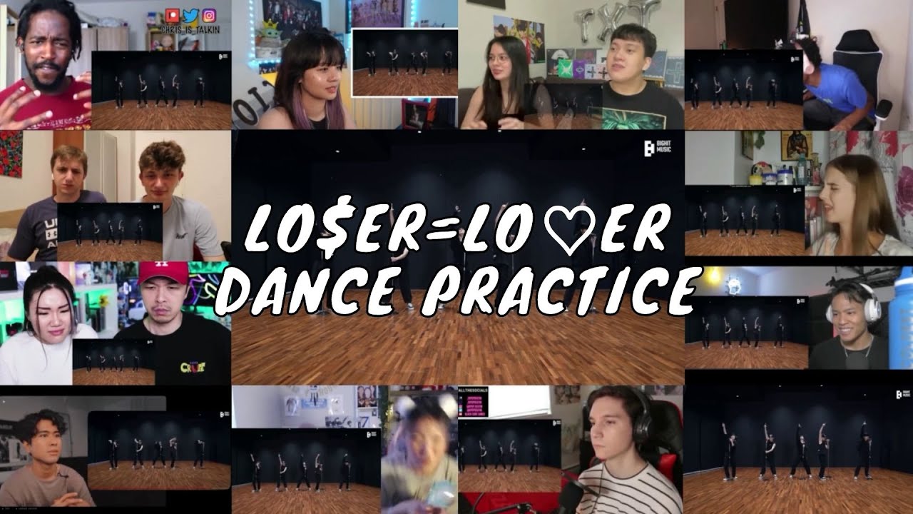 TXT 'LO$ER=LO♡ER' Dance Practice | Reaction Mashup