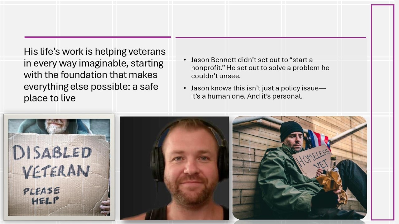 Encouragement Comes with Urgency to End Veteran Homelessness with Jason Bennett