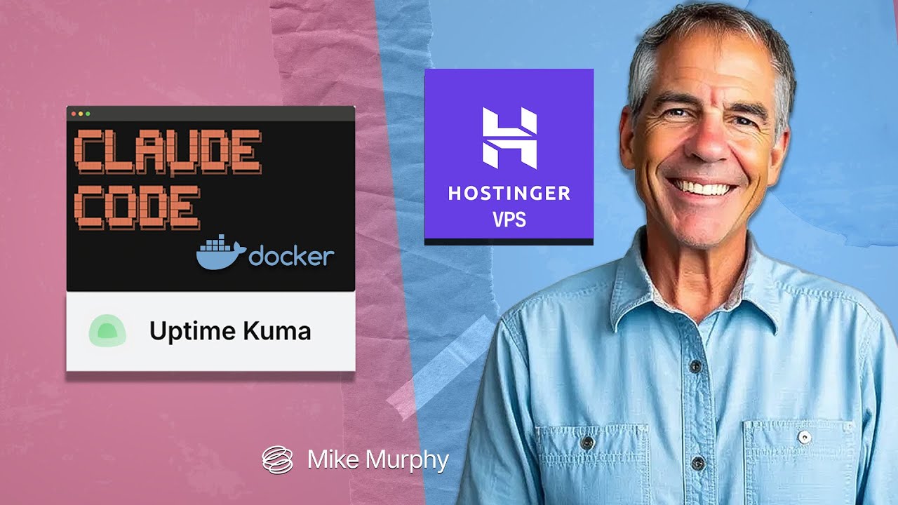 Claude Code Tutorial: Install Uptime Kuma Docker Container on Hostinger VPS