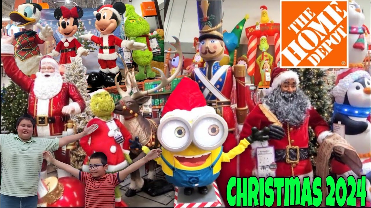 🎄NEW HOME DEPOT CHRISTMAS Décor 2024 Walkthrough! New Animatronics and Inflatables 🎄✨