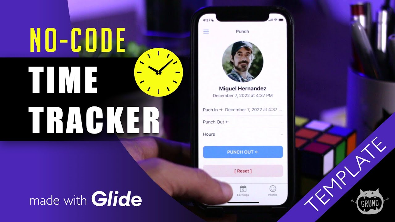 Time Tracker (No-Code) | Glide App Template