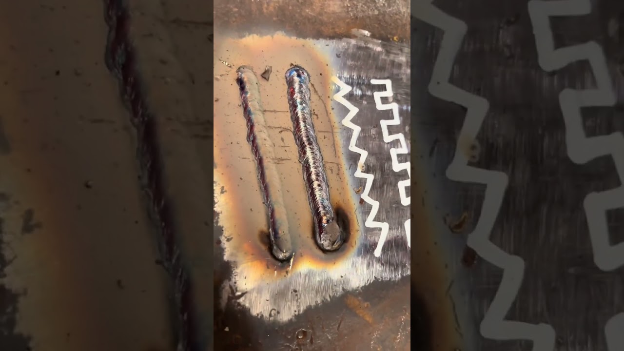 Stick welding different beads. Repost from @weldsnmore3710 #yeswelder #welding #weld