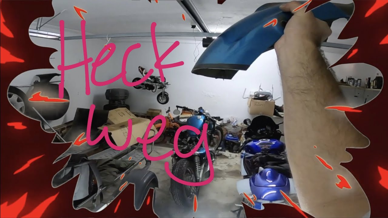Heck weg | Ich kürze das Heck der Virago XV535 | @Bananapolice   ​