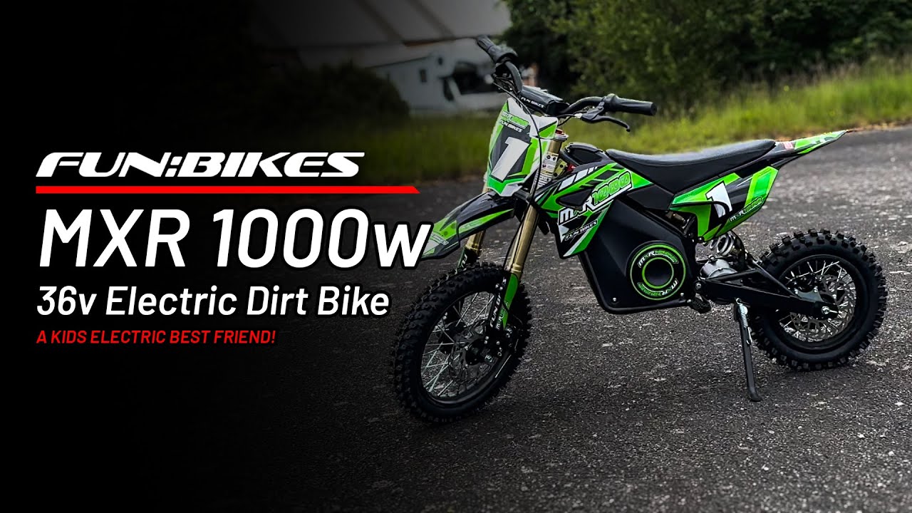 FunBikes MXR 1000w 36v MX Electric Dirt Bike | The Ultimate Kids' Toy!