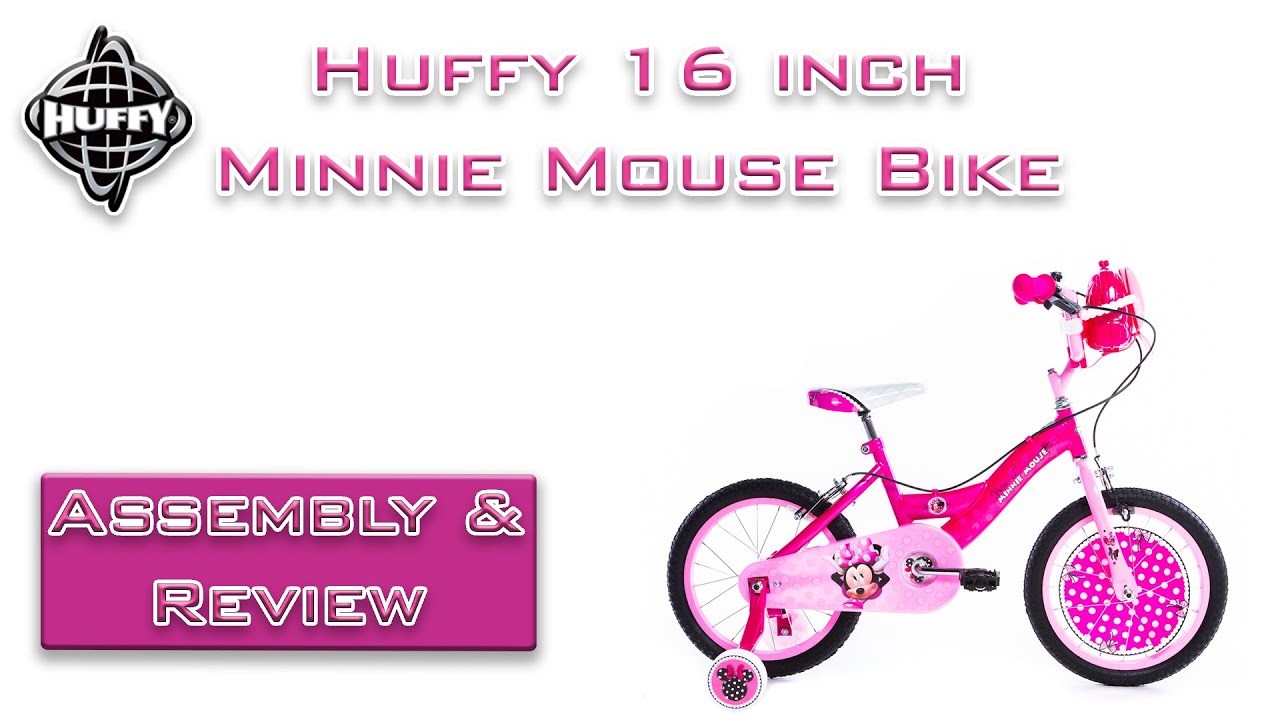 Huffy Bike Assembly 🚵‍♀️💞🚴‍♀️🚴‍♀️ Huffy 16 inch Minnie Mouse Bike Unboxing and Assembly | Review